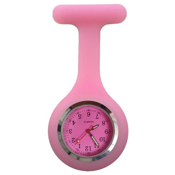 Fako - Verpleegstershorloge - Siliconen Deluxe - Lichtroze, Bijoux, Sacs & Beauté, Montres | Femmes, Envoi