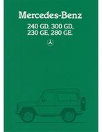 1984 MERCEDES BENZ G KLASSE BROCHURE DUITS, Nieuw