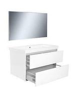 Vision meubelset (incl. spiegel) 80 cm wit, Huis en Inrichting, Ophalen of Verzenden, Nieuw