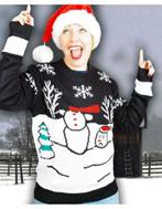 Foute kerst trui met sneeuwman unisex, Ophalen of Verzenden, Nieuw