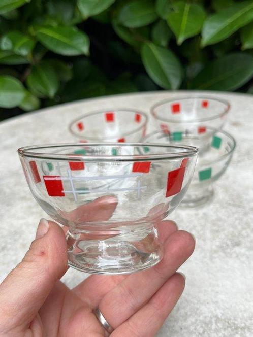 Vintage - Années 60 - Drinkglas (5) - Glas, Antiek en Kunst, Curiosa en Brocante