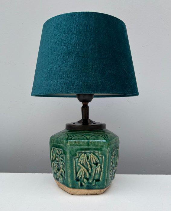 Tafellamp - Messing, Aardewerk, Antiek en Kunst, Kunst | Designobjecten