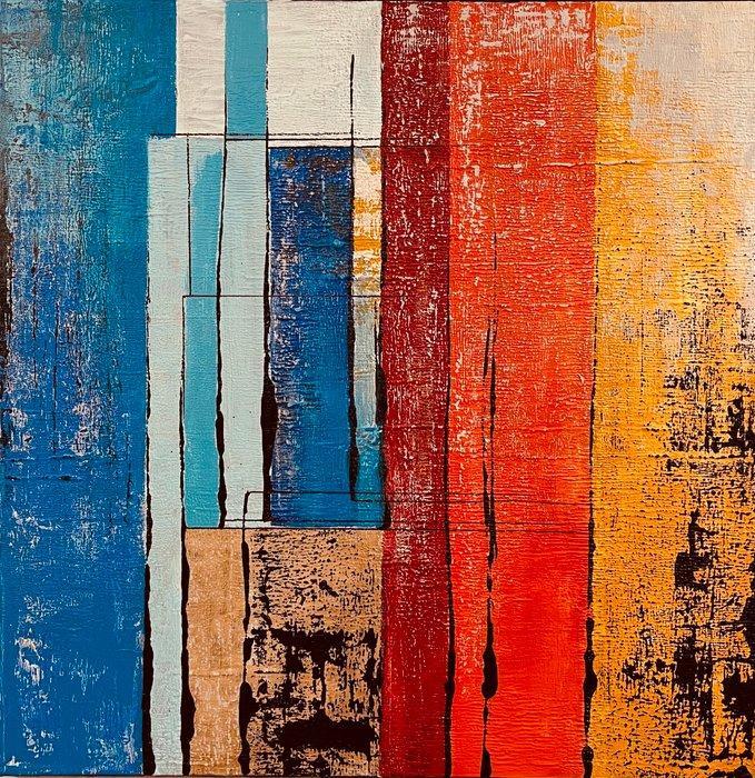 Paolo Contin - Un giorno di sole, Antiek en Kunst, Kunst | Schilderijen | Modern