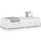 Slaapbank 90x200 Grenen Wit - Retour Deal - Ruimtebesparend!, 90 cm, Eenpersoons, Verzenden, Wit