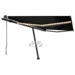 vidaXL Luifel automatisch met LED en windsensor 400x350 cm, Verzenden, Nieuw