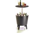 Keter Coolbar Partytafel - 49,5x49,5x57cm-84.5cm - 30 L -, Verzenden, Zo goed als nieuw