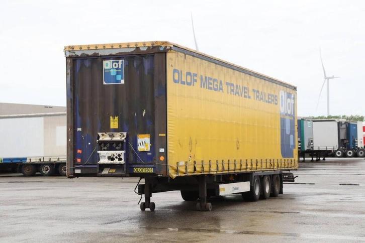 Veiling: Schuifzeiloplegger Krone SD 2015, Autos, Camions, Enlèvement