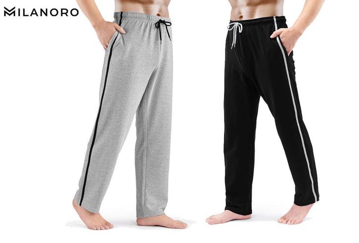 2dekans | Milanoro Joggingbroek 2-Set – Maat L – Zwart &, Kleding | Heren, Sportkleding, Ophalen of Verzenden