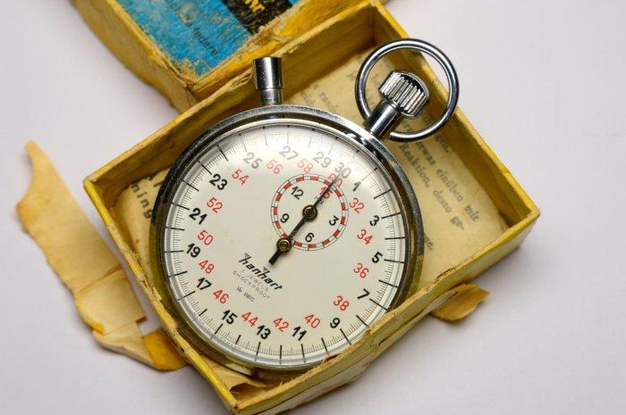 Hanhart - Stopwatch 3 Jewels Shockproof - in box with, Bijoux, Sacs & Beauté, Montres | Hommes