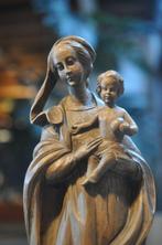 Ouro - Beeld, Maria met kind Jezus - 40 cm - Hout, Antiek en Kunst