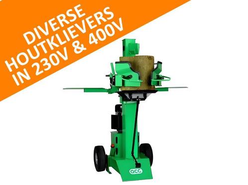 Houtkliever, kliefmachine, kliever, blokken van 60+cm! | ACG, Tuin en Terras, Kloofmachines, Elektrisch, Nieuw, Staand, Ophalen of Verzenden