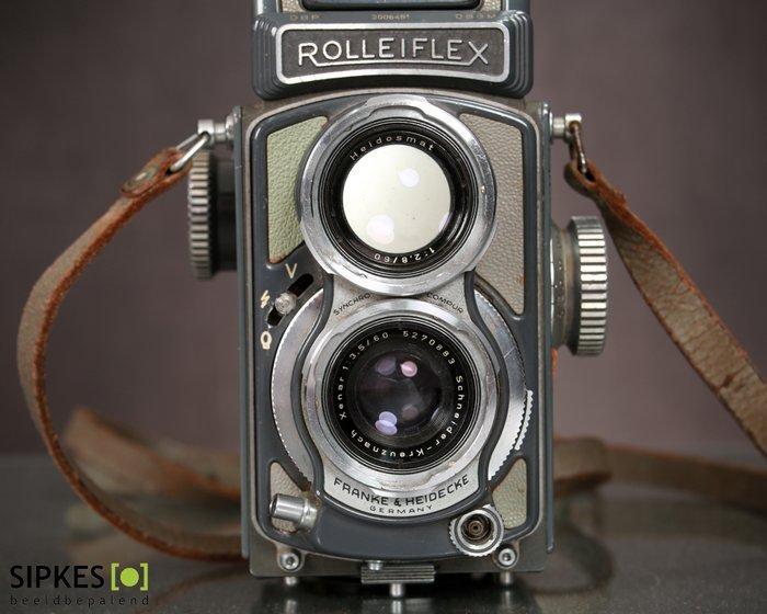 Rollei Rolleiflex Baby 4x4 Grey / Middenformaatcamera, Audio, Tv en Foto, Fotocamera's Analoog