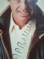 Unknown - Jean-Paul Belmondo, signed by his hand, French, Collections
