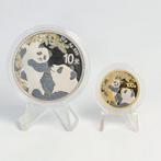 China. 10, 100 Yuan 2021 - Diamond Panda Prestige Set
