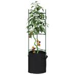 vidaXL Tomatenkooi met plantenzak 2 st 116 cm staal en, Verzenden, Nieuw