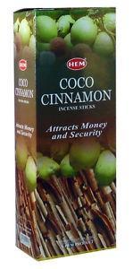 HEM Wierook - Coco Cinnamon - Slof / Voordeelbox (6 Pakje..., Huis en Inrichting, Woonaccessoires | Overige, Nieuw, Ophalen of Verzenden