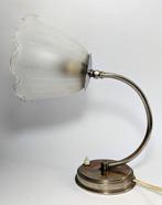 Lampe de table de chevet - Métal, Verre - Abat-jour années