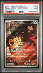 Pokémon - 3 Graded card - TEAM ROCKETS MEOWTH,GRAFAIAI,PSA8, Nieuw