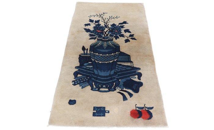 Antique Chinese Peking Carpet - Genuine Asian Handmade Rug -, Huis en Inrichting, Stoffering | Tapijten en Vloerkleden
