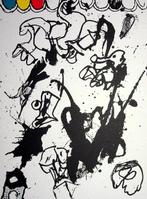 Pierre Alechinsky (1927) - Sin título (Les temps