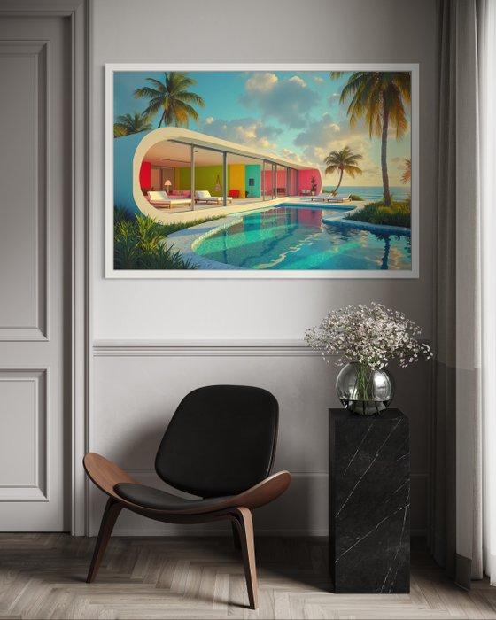 KOYA (1967) - Dream in Florida Toile 1/1 Large, Antiek en Kunst, Kunst | Designobjecten