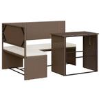 Poly Rattan Tuinbank met Tafel | OP = OP, Verzenden, Nieuw, Rotan