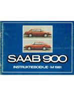 1981 SAAB 900 INSTRUCTIEBOEKJE NEDERLANDS, Ophalen of Verzenden