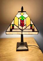 Tiffany Style - Lamp - Brons, Glas-in-lood