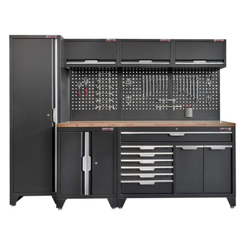 Gereedschapskasten set wandlengte 264 cm. hoge kast, 7 laden, Doe-het-zelf en Bouw, Werkbanken, Ophalen of Verzenden