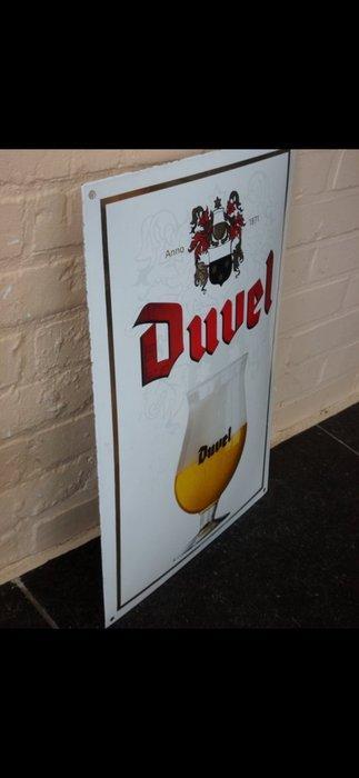 Duvel - Duvel - Duvel - Reclamebord - Emaille, Staal, Antiek en Kunst, Antiek | Wandborden en Tegels