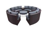 Veiling - Diningset / Tuinset incl. kussens 8-delig, Jardin & Terrasse