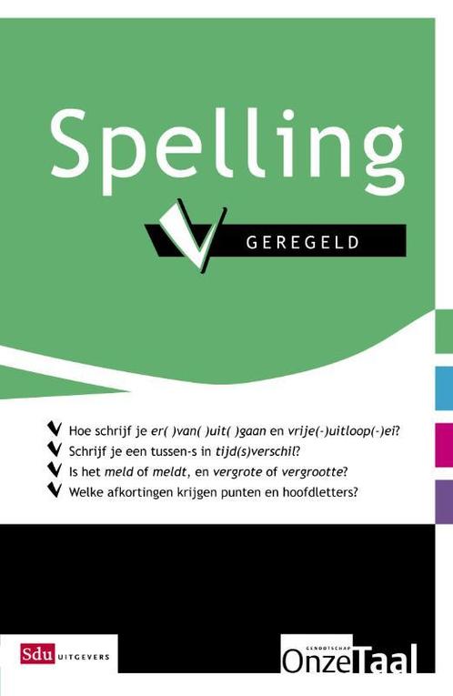 Spelling geregeld 9789012581318, Livres, Art & Culture | Arts plastiques, Envoi
