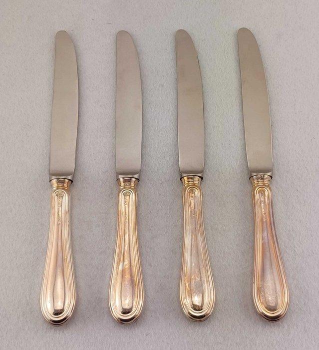 Bestekset (4) - .800 zilver - Messen, Antiek en Kunst, Antiek | Zilver en Goud