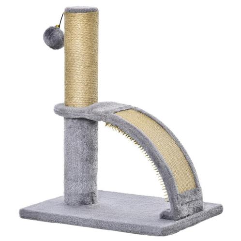 Krabpaal - Kleine krabpaal - Massagefunctie - Grijs, Dieren en Toebehoren, Katten-accessoires, Nieuw, Ophalen of Verzenden