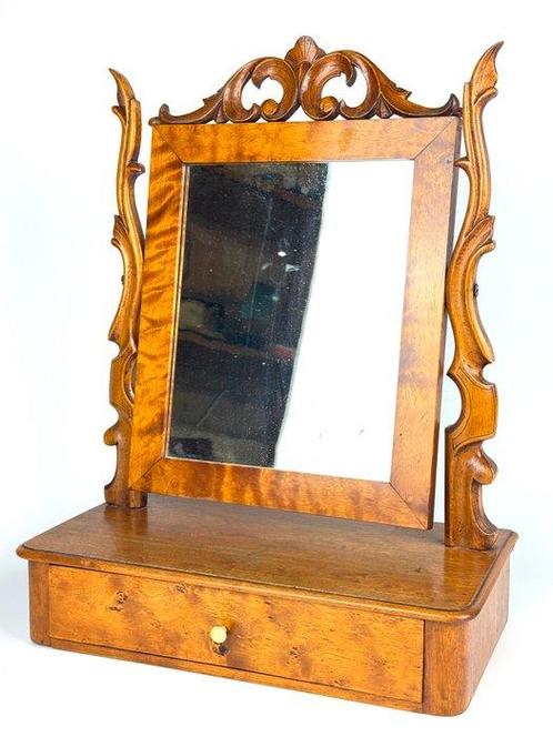 Miroir de table - Bouleau, Antiek en Kunst, Antiek | Overige Antiek