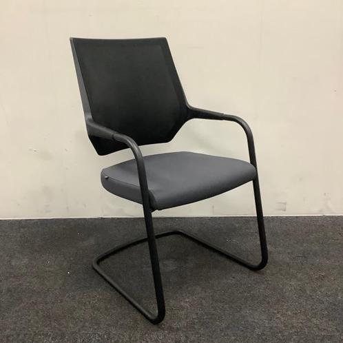Tweedehands sedus Vergaderstoel / sledestoel, Antraciet -, Huis en Inrichting, Stoelen, Zwart, Gebruikt, Eén