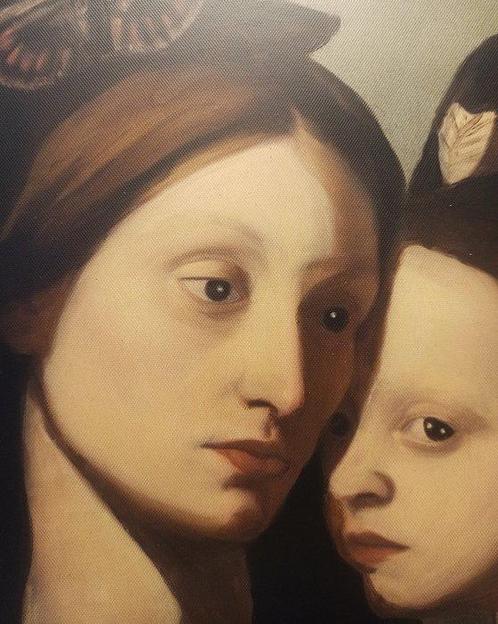 MAGDALENA TOM - Macierzystwo (1), Antiek en Kunst, Kunst | Schilderijen | Modern