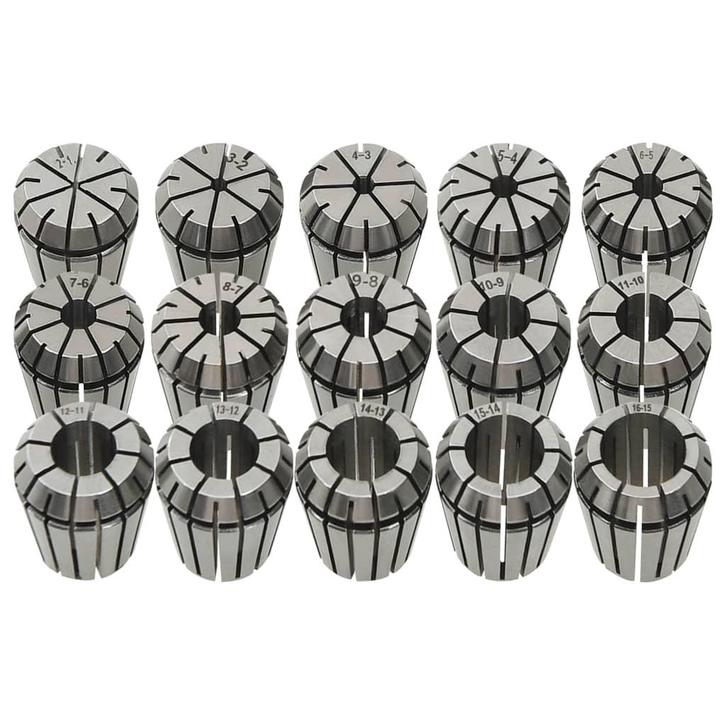 vidaXL 15-delige Spantangenset ER25, Doe-het-zelf en Bouw, Gereedschap | Handgereedschap, Nieuw, Verzenden