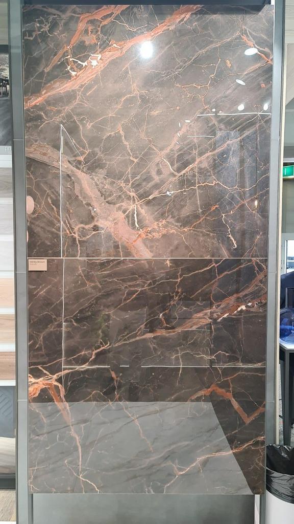 Vanity Brown ( LEVIGLASS ) 120x120 HOOGGLANS Vloertegel /, Doe-het-zelf en Bouw, Tegels, Ophalen of Verzenden