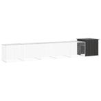 vidaXL Kippenhok 600x91x100 cm gegalvaniseerd staal, Dieren en Toebehoren, Knaagdieren en Konijnen | Hokken en Kooien, Verzenden