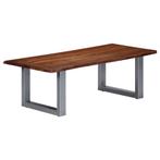 vidaXL Salontafel met natuurlijke randen 115x60x40 cm, Huis en Inrichting, Tafels | Salontafels, Verzenden, Nieuw