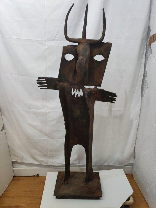 Juan Garcia Ripollés (1932) - sculptuur, Hombre tridente -, Antiek en Kunst, Antiek | Overige Antiek