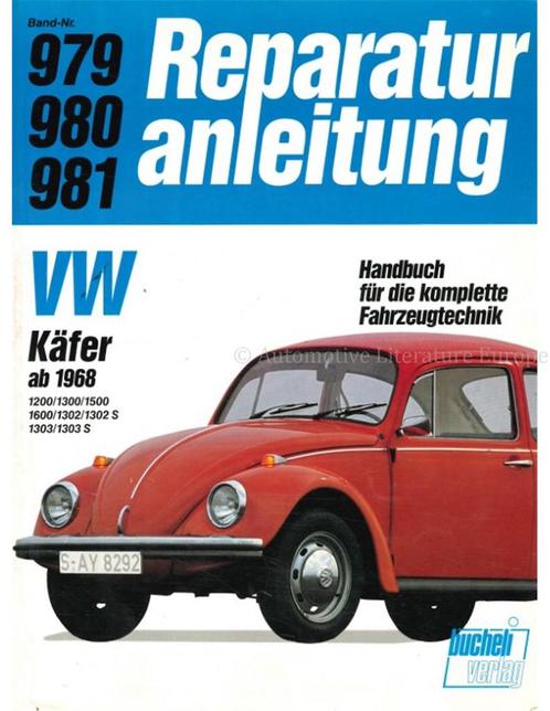 1968 VOLKSWAGEN KEVER REPARATIEHANDLEIDING DUITS, Auto diversen, Handleidingen en Instructieboekjes