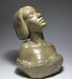 sculptuur, Art Nouveau Bust - 22.5 cm - Terracotta - 1920