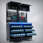 Datona Werkplaatsinrichting PREMIUM RVS werkblad met, Doe-het-zelf en Bouw, Werkbanken, Ophalen of Verzenden, Nieuw