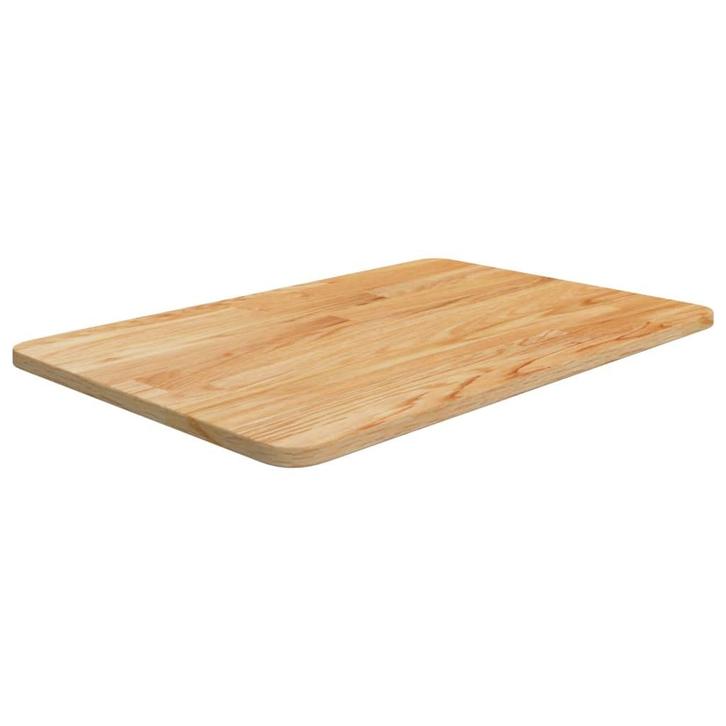 vidaXL Wastafelblad 60x40x1,5cm behandeld massief hout, Huis en Inrichting, Keuken | Keukenelementen, Nieuw, Verzenden