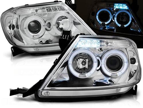 Koplampen Angel Eyes | Toyota Hilux 2005-2011 | chroom, Auto-onderdelen, Verlichting, Ophalen of Verzenden