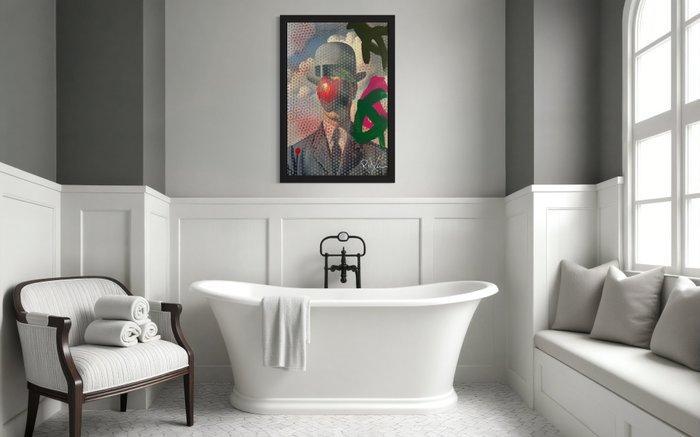 RINGER - Magritte Pixel 1/1 Toile Large, Antiek en Kunst, Kunst | Schilderijen | Modern