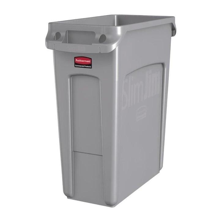 Afvalbak | Slim Jim | Kunststof (Grijs) | 60L | Open |, Zakelijke goederen, Horeca | Keukenapparatuur, Nieuw in verpakking, Verzenden