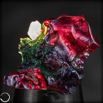 Cristal de culpirite très rare sur matrice de malachite